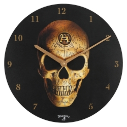 Zegar naścienny - Alchemy Omega Skull Clock